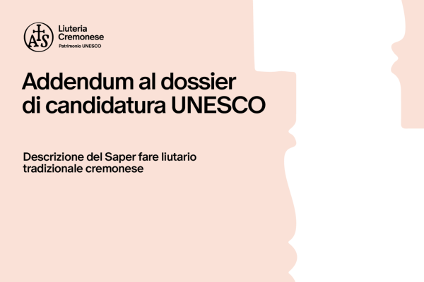 Addendum al dossier di candidatura UNESCO